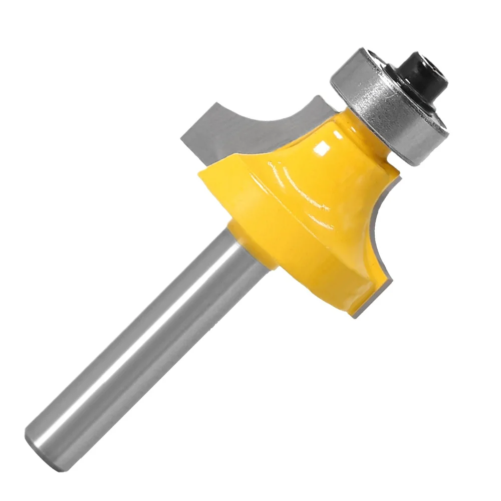 6mm 12mm Shank Corner Radius Fillet Milling Cutter Woodworking Tools Carbide CNC Router Bits Trimmer Head for wood