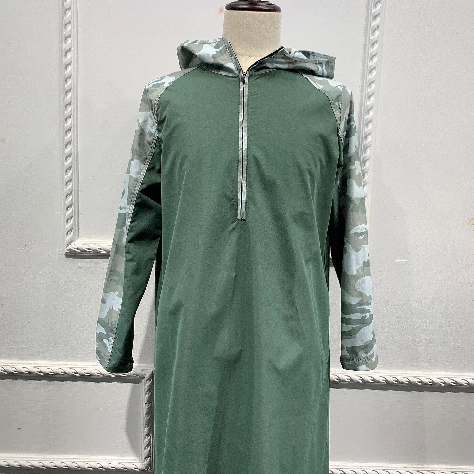 9001 kuwii 2021 high-quality hot-selling simple Muslim male robe  men abaya islamic clothing muslim men thobe