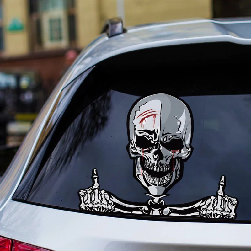 Waterproof UV Resistant Car Transfer Sticker Label Custom Clear Vinyl Die Cut Window Stickers