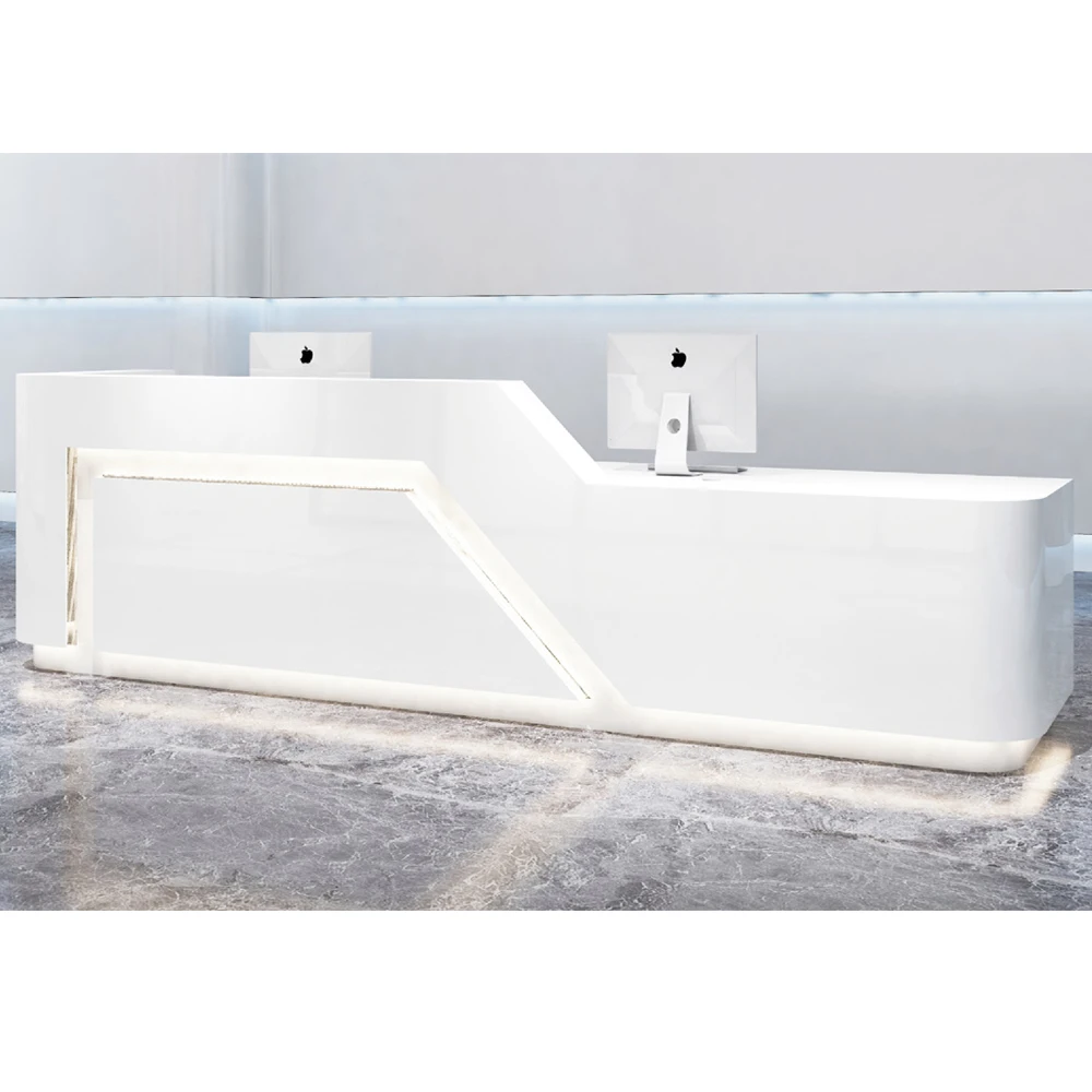 Modern Custom Cashier Counter Clothing Shop Small Counter Commercial Bar Barber Shop Beauty Salon Reception Desk