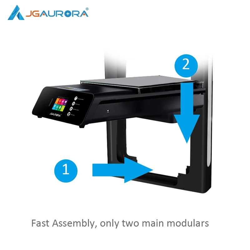 JGAurora / JGMaker A5S 2,8 дюймовый сенсорный экран Высокое качество Настольный OEM 3D принтер Impresora 3D