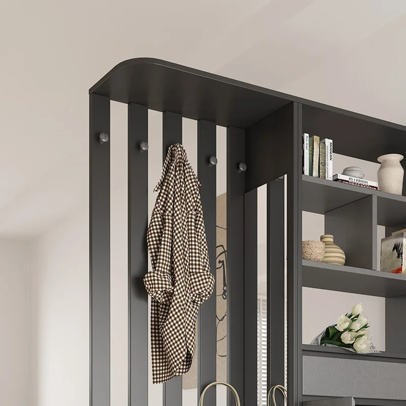 Porch Living Room Partition Integrated Modern Entrance Shoe Nordic Screen Hall Entry Hall Paint Free Board Beautiful Cabinet