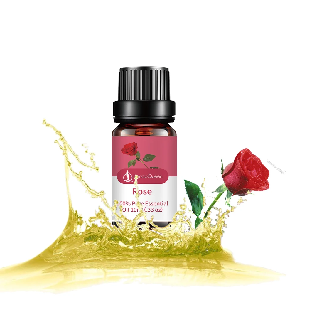 Organic Natural Bulgarian Essential Oil 10ML Rose Essential Oil Set Fragrance Concentrated Rose Oil Set