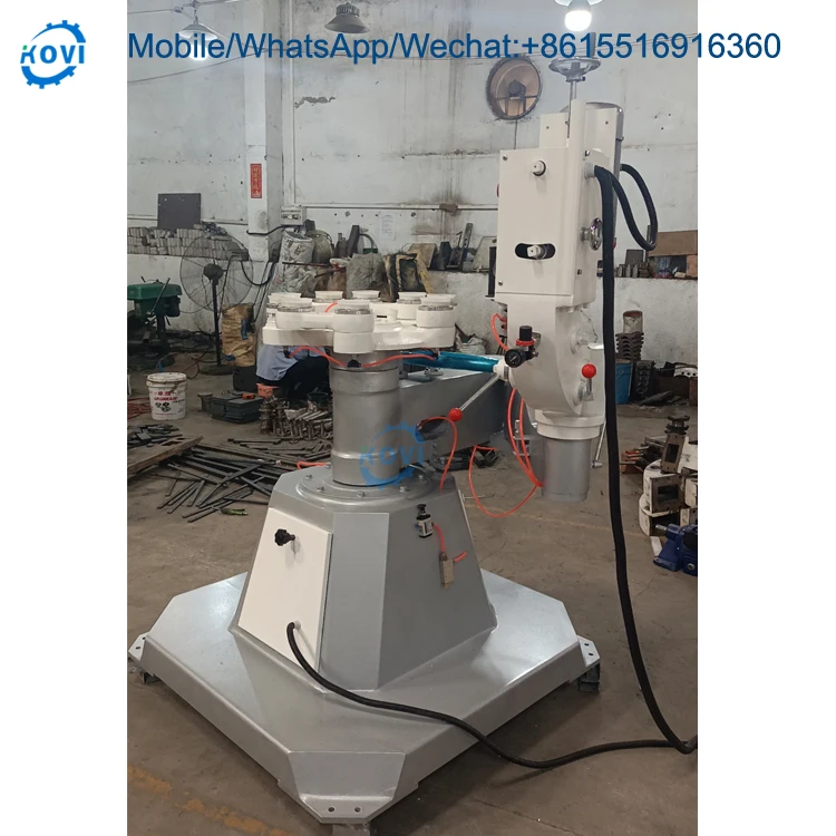 Irregular shaped straight line glass edging processing machinery glass polishing grinding machine