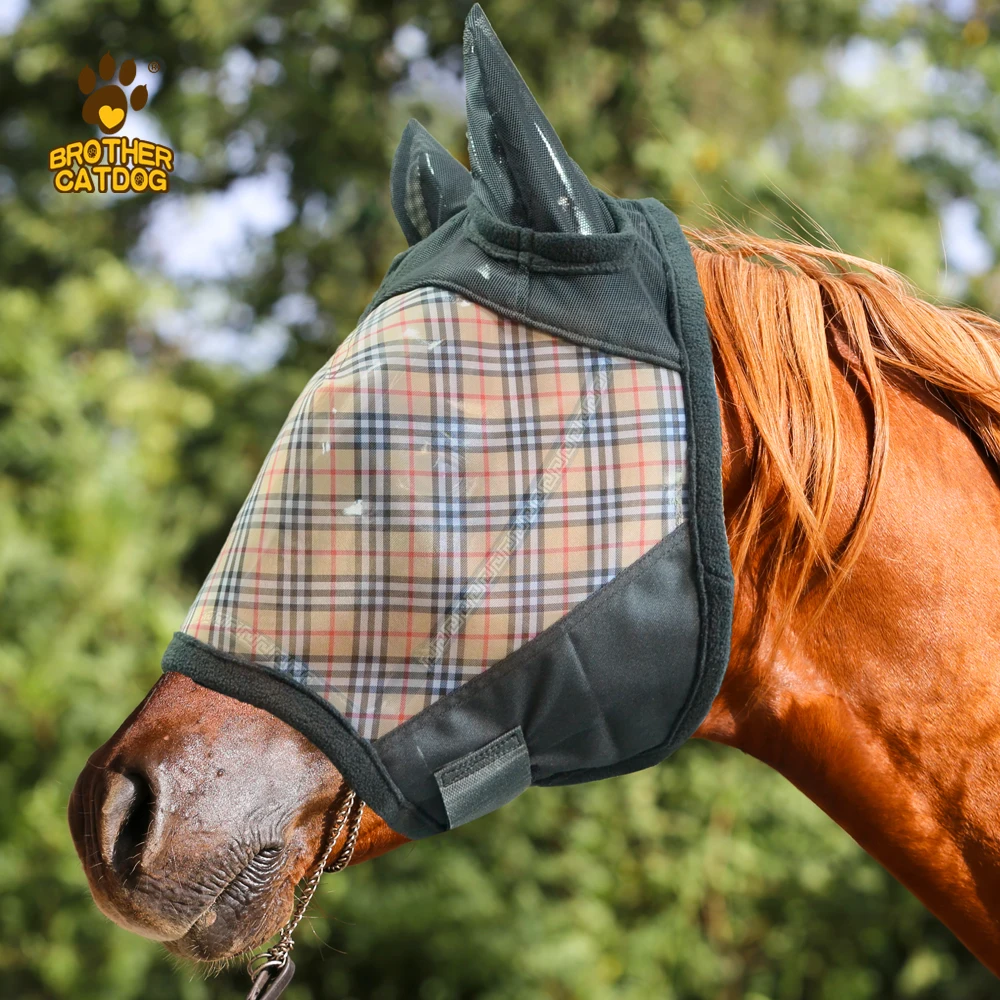New horse mask Washable riding breathable protection horse fly mask