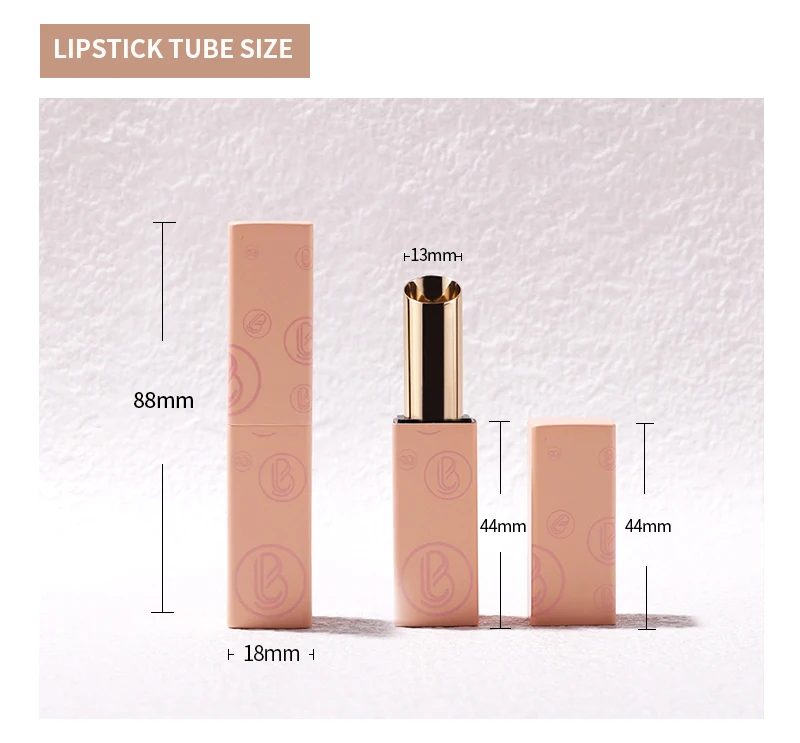 Empty Cosmetic Packaging Mascara Tube Container Gel Mascara Bottle Wholesale Lip Tubes Container Brush For Pink Recyclable Cap