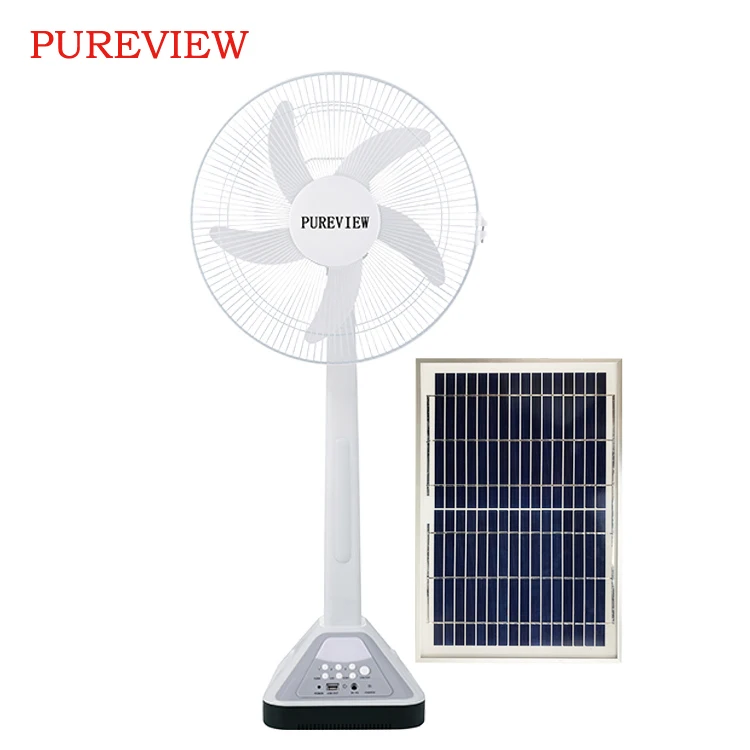 
Hot selling spot wholesale electric charging fan 16 inch solar fan rechargeable fan 