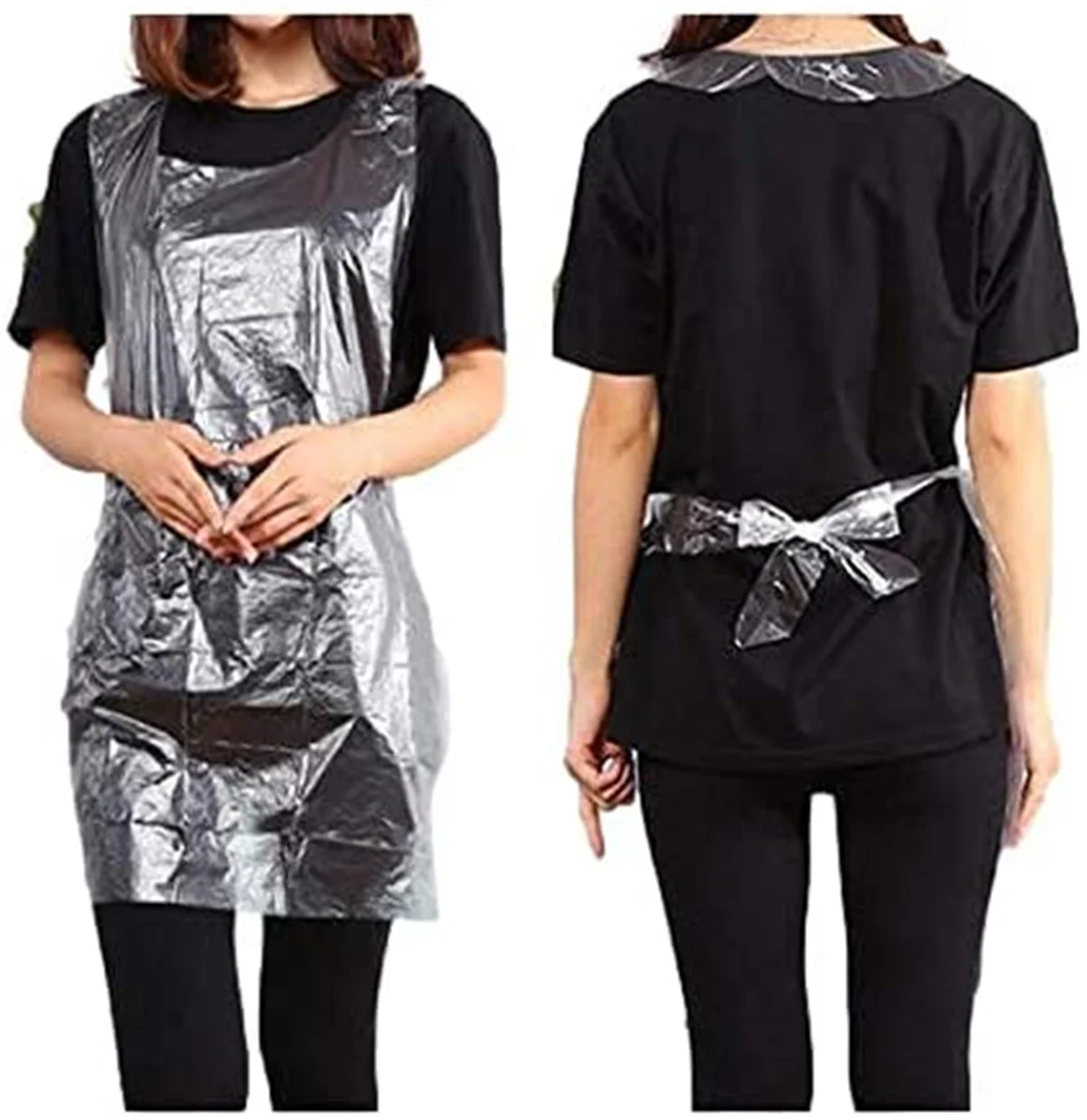 Wholesale High Quality Sleeveless Medical Colored Plastic Disposable PE Apron For Hospital