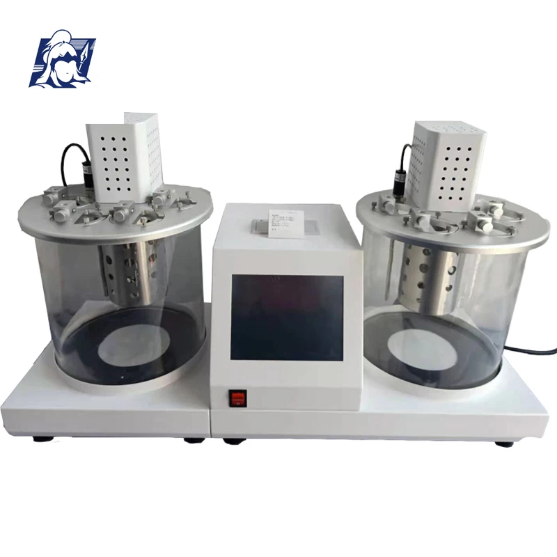 ASTM d445 Digital Automatic kinematic viscosity bath tester two baths viscosity index meter
