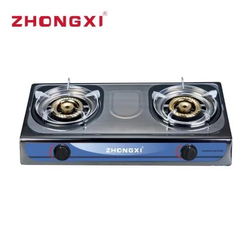 Газовая стальная плита с двумя горелками без FFD