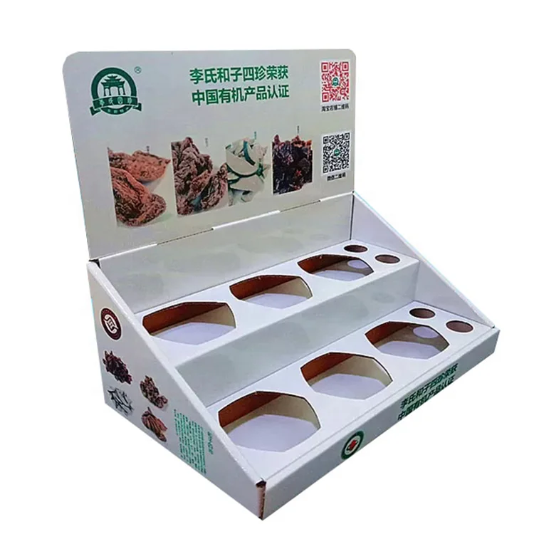 High Quality Corrugated Cardboard Greeting Card Display Stand