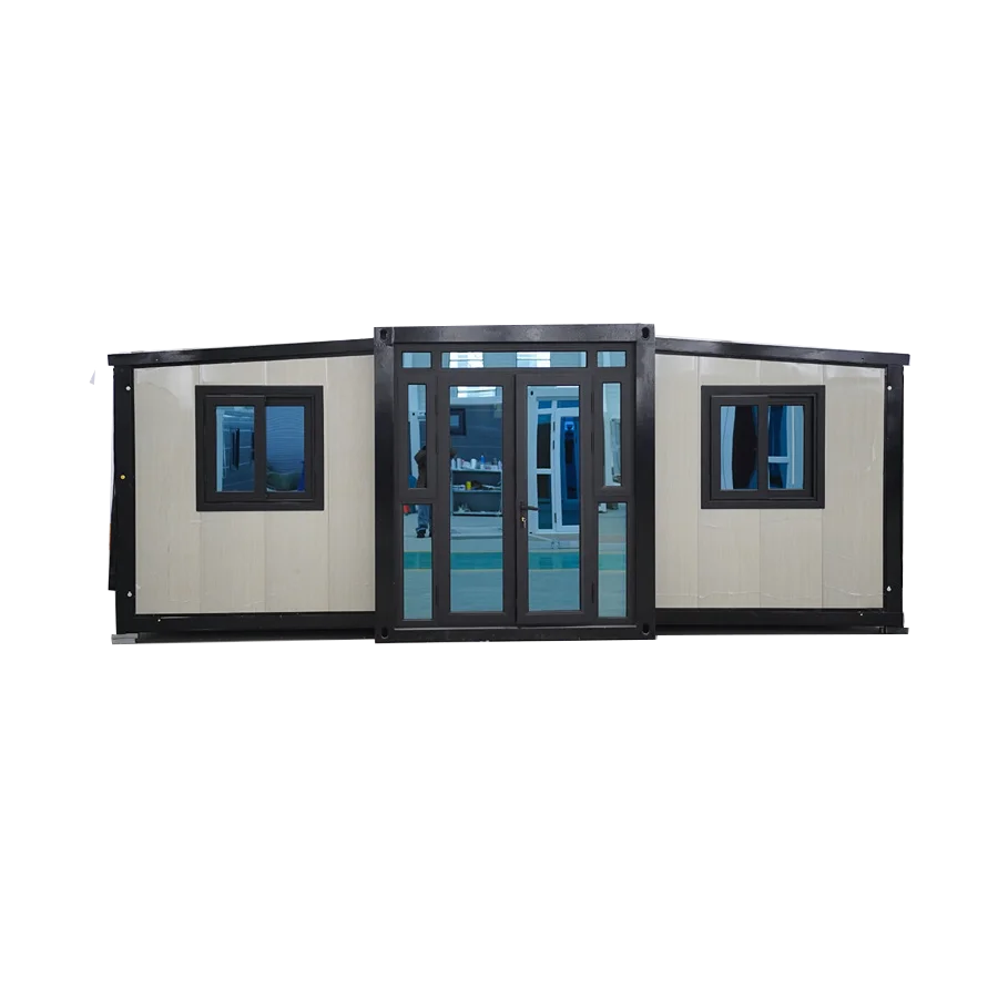 Aluminum frame glass prefabricated house container house, with customized colored mobile house