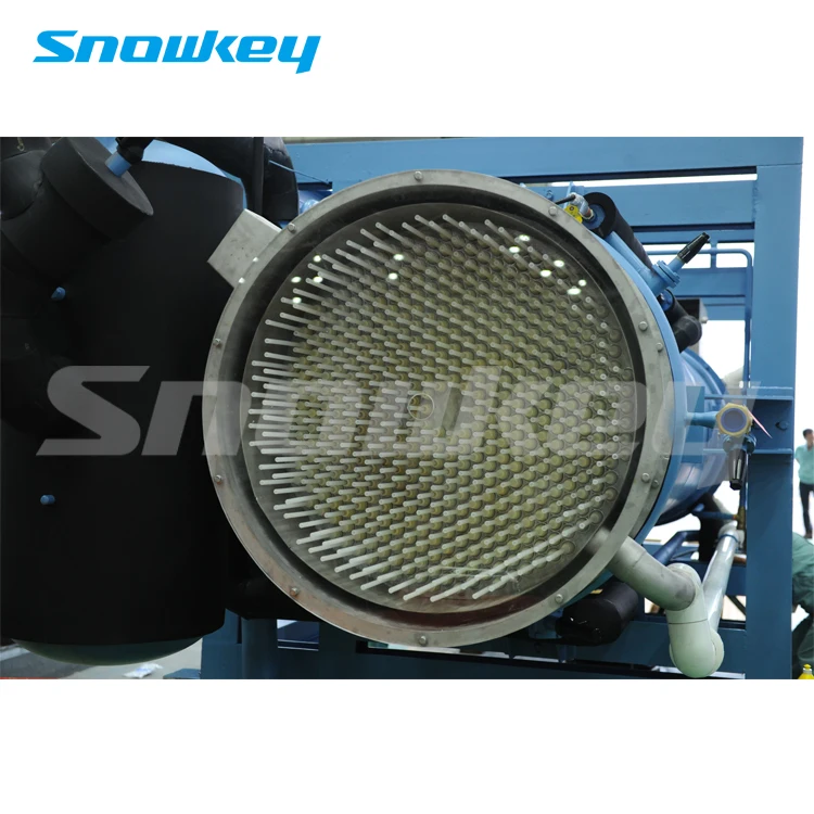 
Snowkey tube ice making machine with stainless steel evaporator 