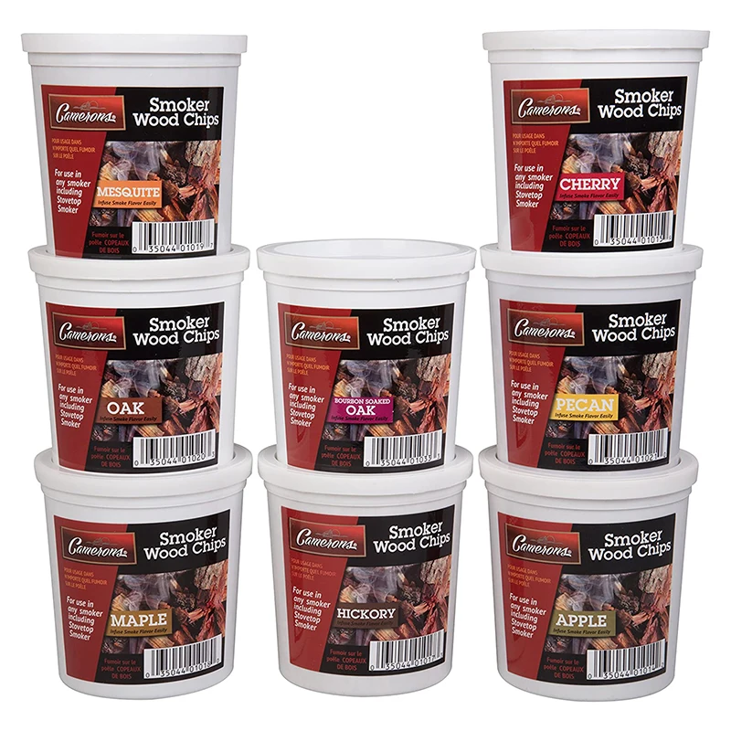 Resealable 8 Pints Extra Fine Cut Sawdust Wood Smoker Smoking Wood Chips Gift Set For Smoking Gun