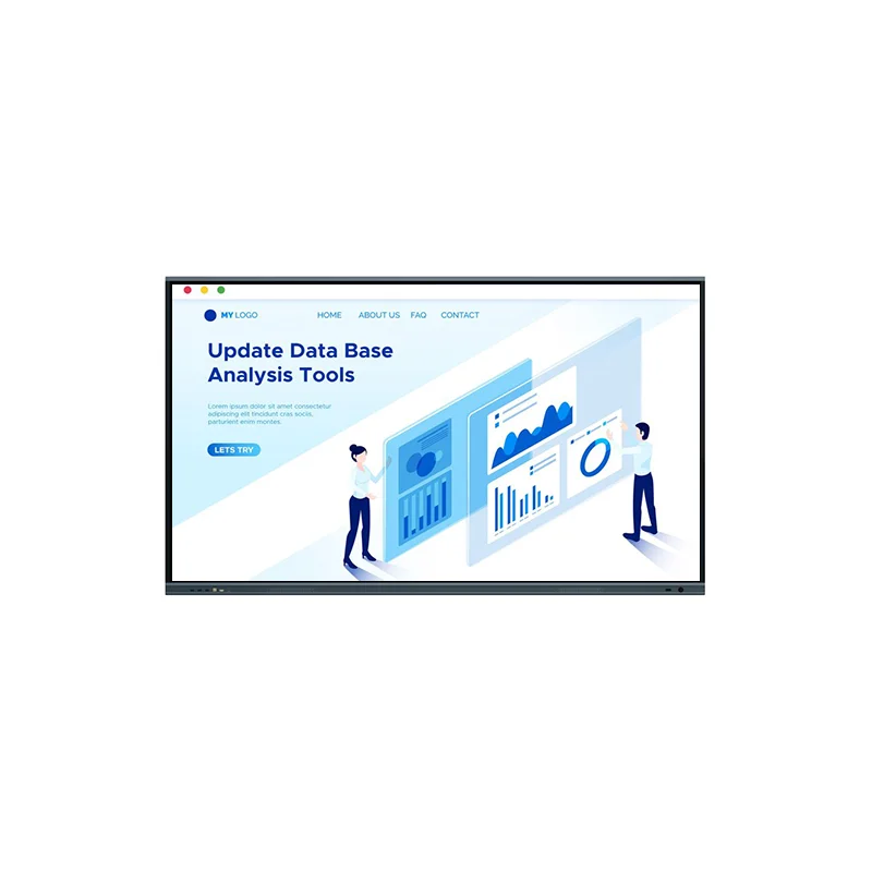 TACTEASY Android 13 DLED 75inch Office meetings Digital Smart board flat panel Interactive Whiteboard