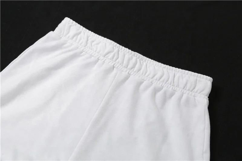 High quality 2 Piece summer wholesale custom cotton shorts women fashion rough selvedge casual womans shorts sets
