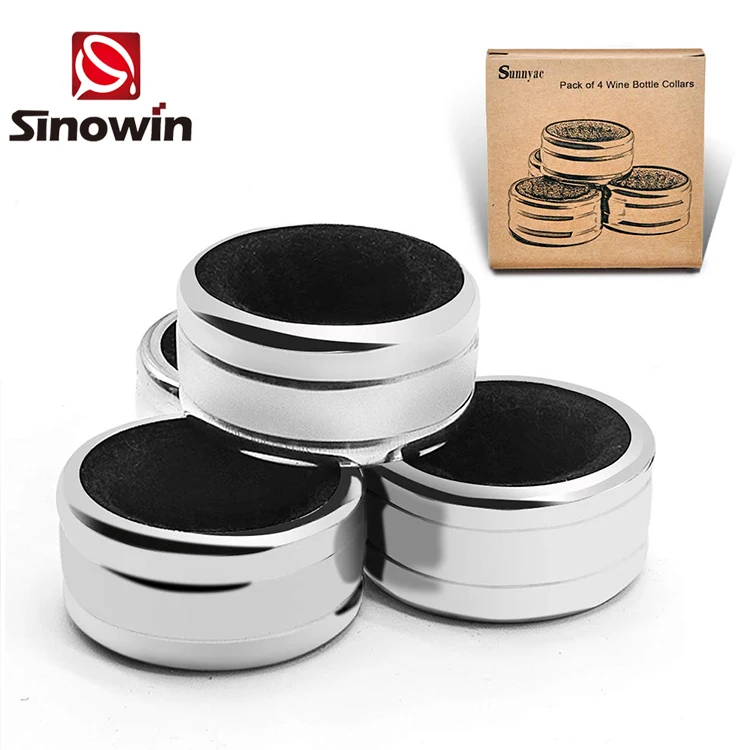 Hot Selling Ring Stainless Steel Bottle Collar Wine Drip Stopper