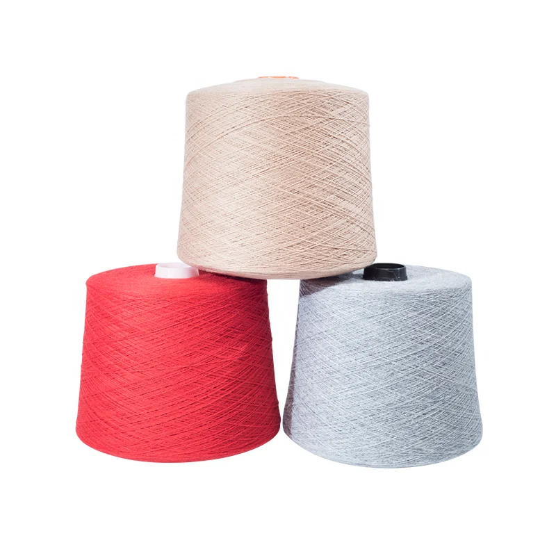 6% Wool 20% Lyocell 25%Acrylic 20% Nylon 29% PBT Wool Lyocell Core Spun Dyed Knitting Yarn
