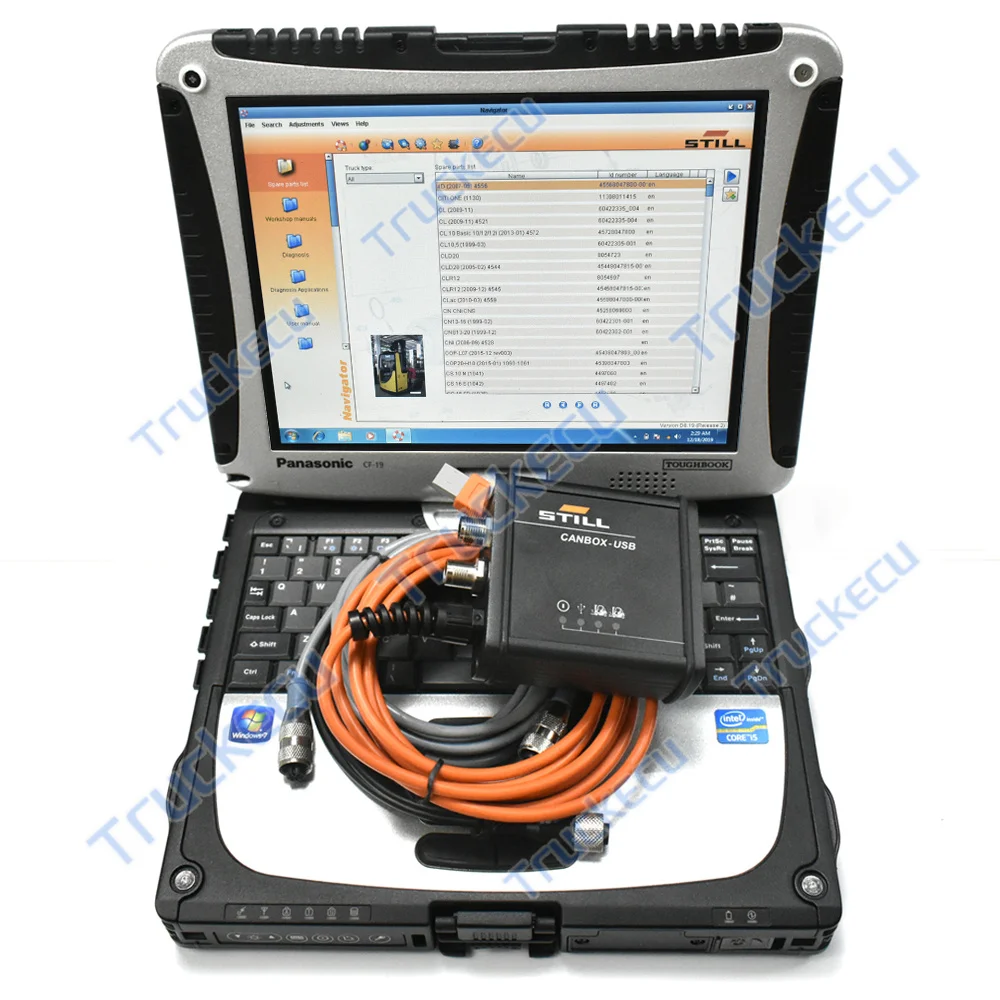 for STILL canbox FORKLIFT diagnostic still  for Judit Incado Box Jungheinrich JUDIT 4 Linde canbox doctor+THOUGHBOOK Cf19