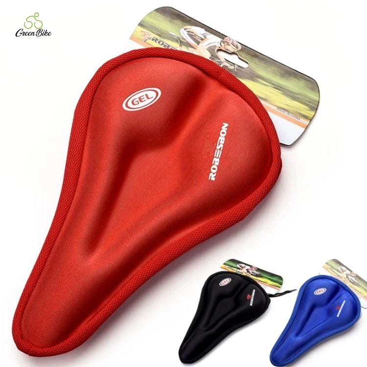 Gel Bike Seat Cover- Extra Soft Gel Bicycle Seat - Bike Saddle Cushion with Water&Dust Resistant Cover