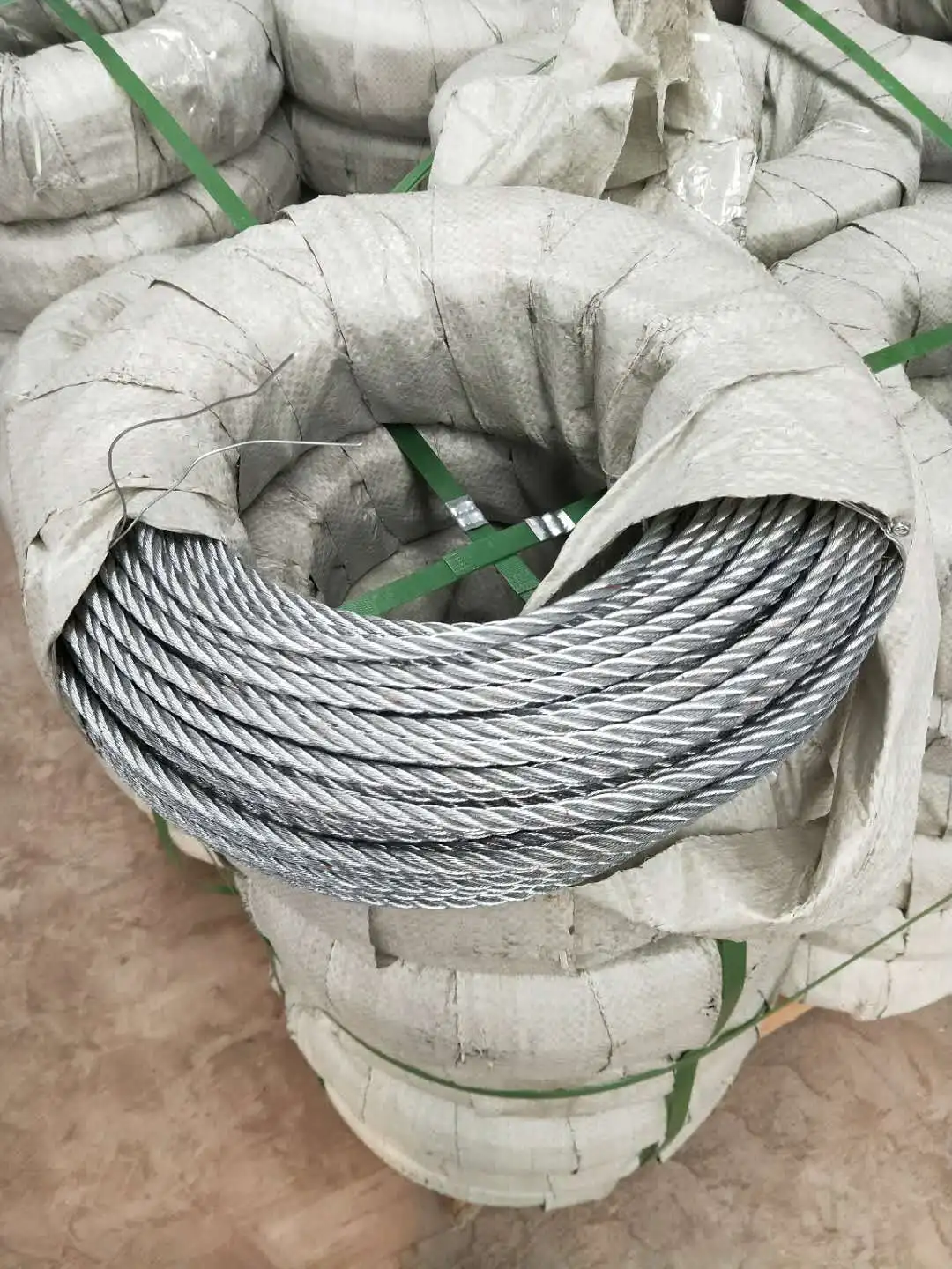 2mm~8mm 7*7 Steel Wire Rope for Building Construction Suspended Platform