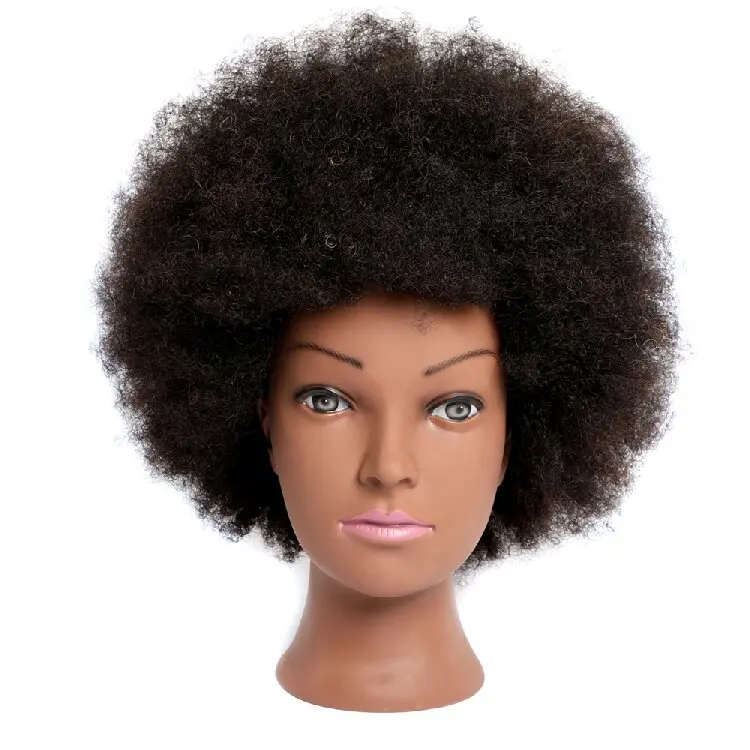Training Head For Hair Beauty School 100% Human Hair Training Mannequin Head For Braiding Practice