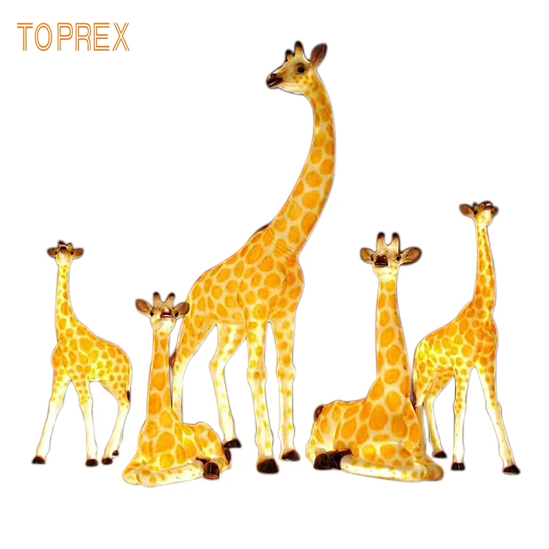  Декор TOPREX тематический парк украшение наружная большая Стекловолоконная скульптура животное Рождественское