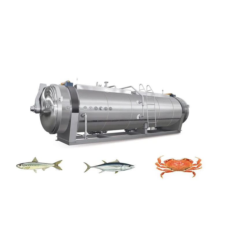 canned food sterilization retort machine tuna fish cooker