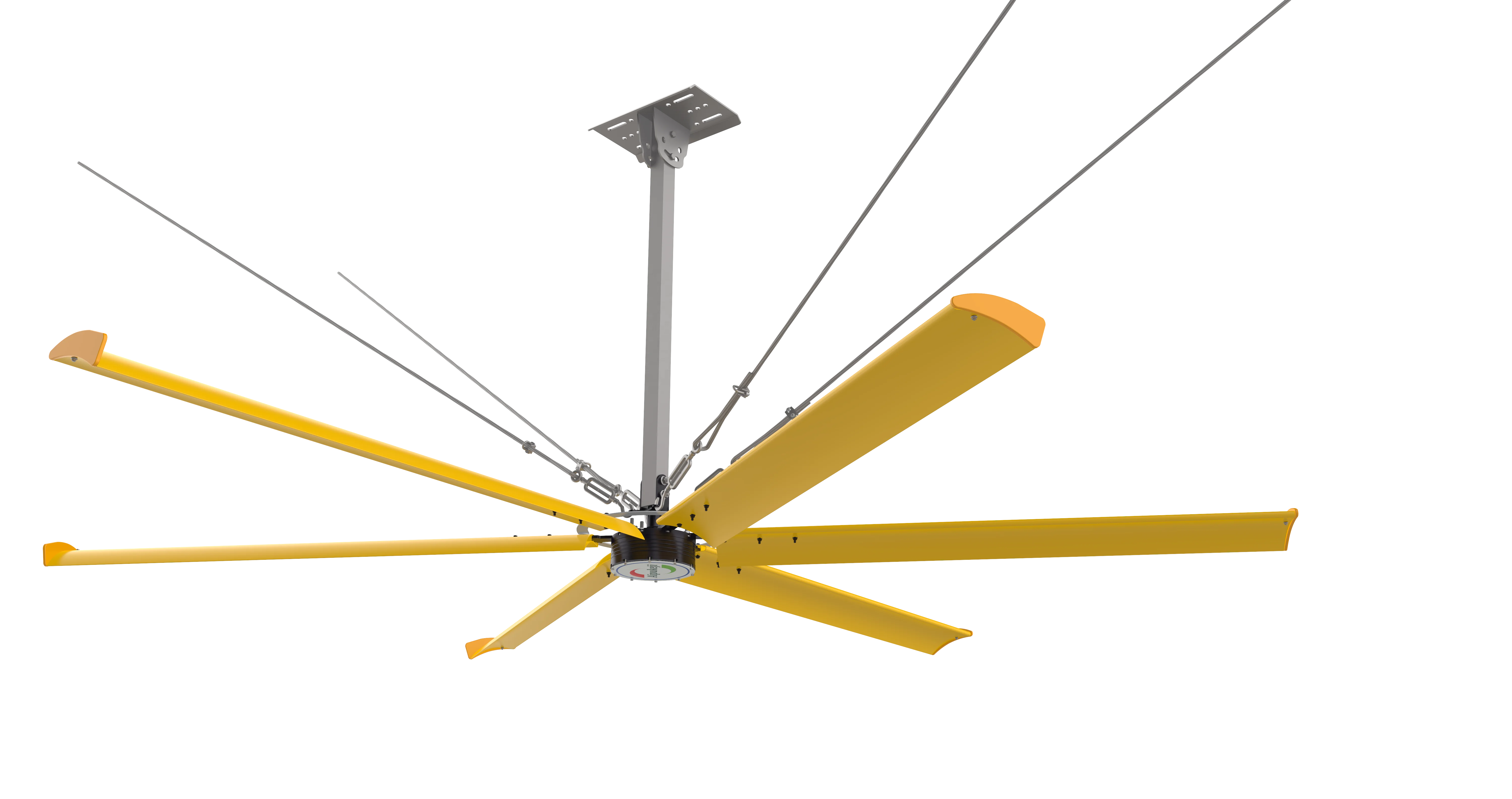 18ft 5500mm  HVLS Industrial Large Ceiling Fan with direct drive PMSM Motor