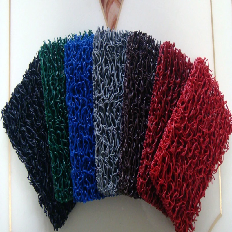 Wholesale anti fatigue waterproof Non Slip Easy to Clean door mats Plastic Vinyl non slip floor PVC Coil mat