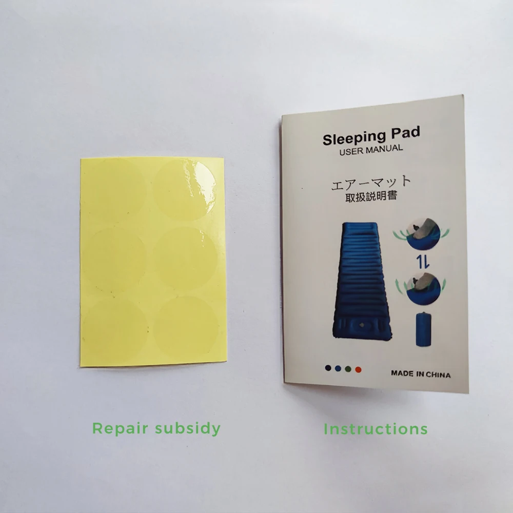 Sleeping Pad Camping Inflatable Foot Press Ultralight Extra Thick Camping Folding Sleeping Mat with Built-In Pump