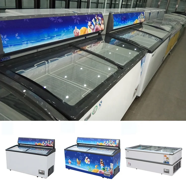 Factory Direct Wholesale High Quality Desktop Supermarket Display Freezer Refrigeration Equipment