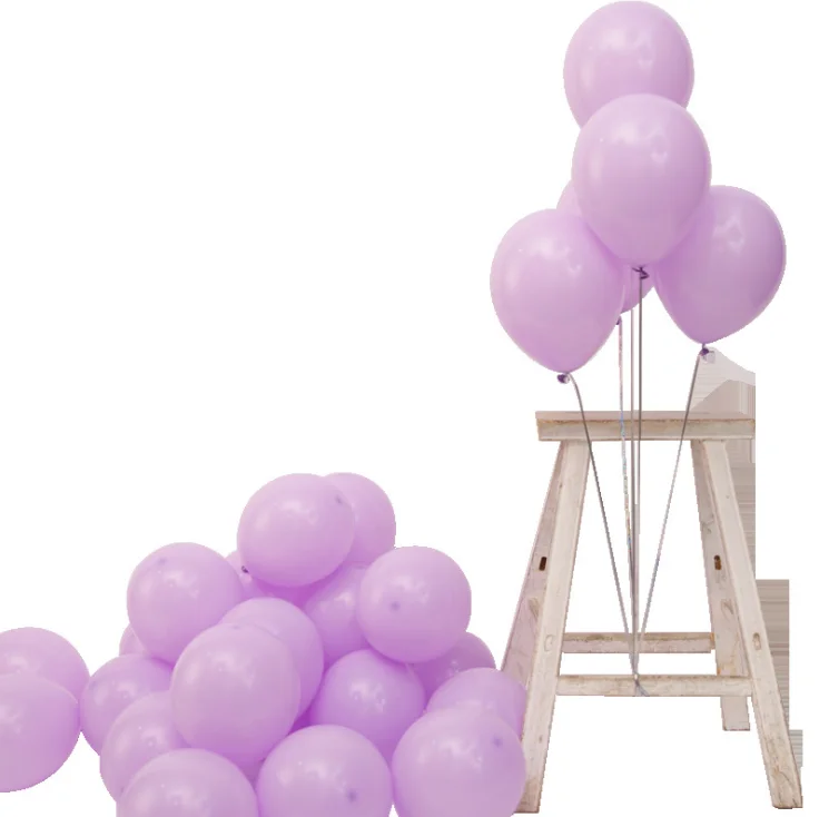 Wholesale 10 inch pink Macaron latex balloon for decoration wedding room decoration birthday party balloons