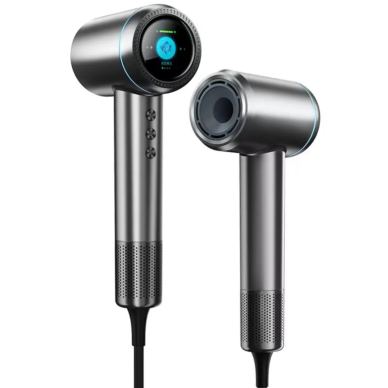 Factory Manufacture 110000 RPM Electric BLDC Motor 1600w Super High Speed Hair Dryer Professional Salon HD Display Hair Dryer