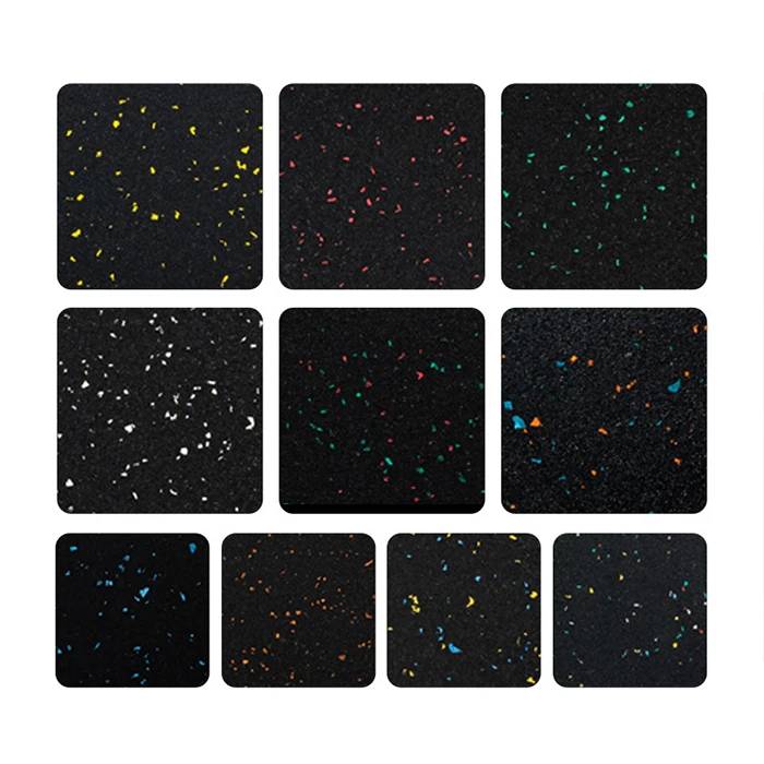 Eco-friendly Customized 10-50mm Epdm Heavy Duty Clipped High Density Non Toxic Tile Rolls Gym Rubber Flooring Mat For Sale