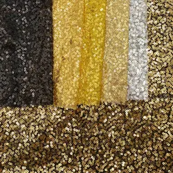 Fashion party mesh metallic pink red magenta purple blue net full small sequin fabrics