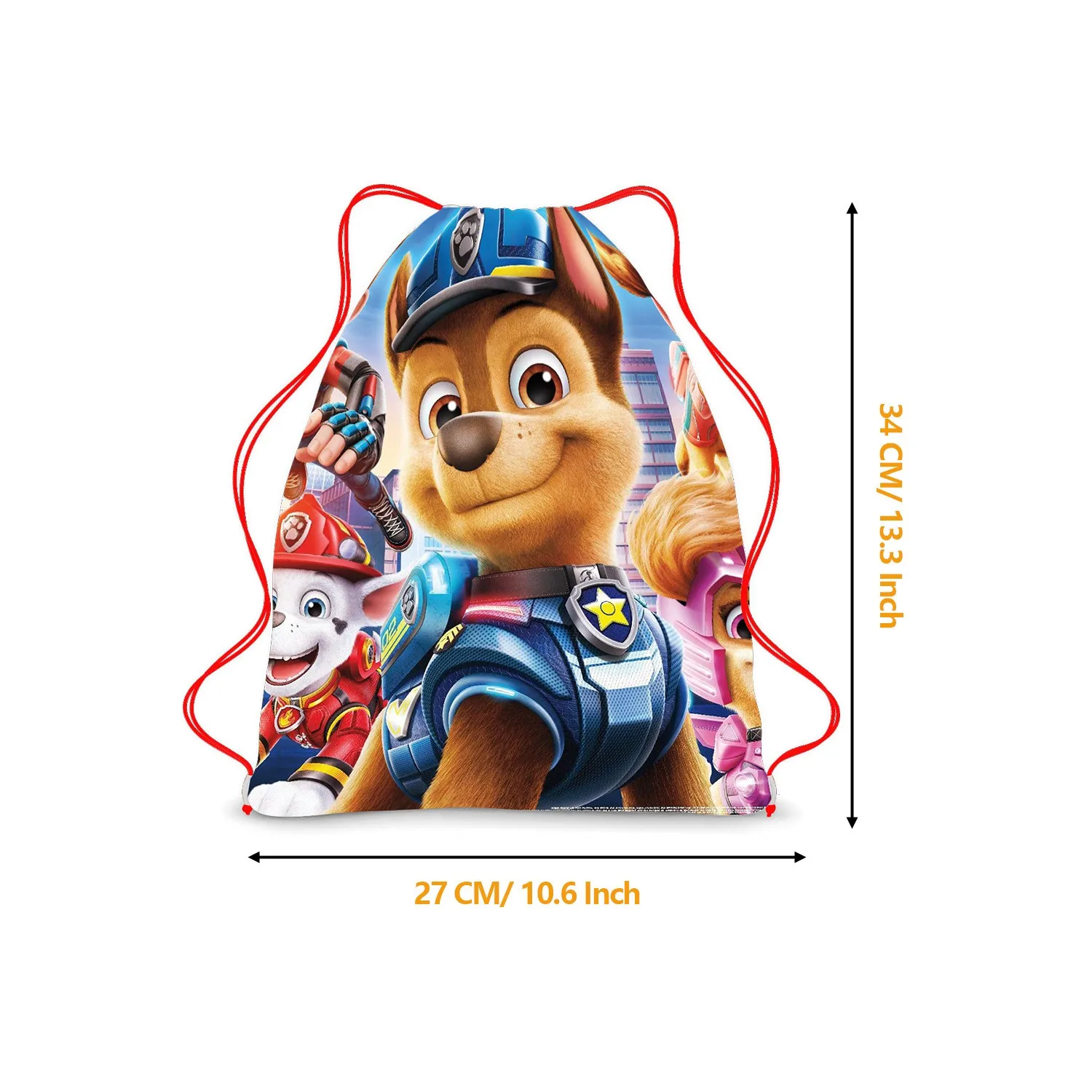 Dog Drawstring Backpack Bag Portable Storage Double Shoulder Drawstring Harness Bag