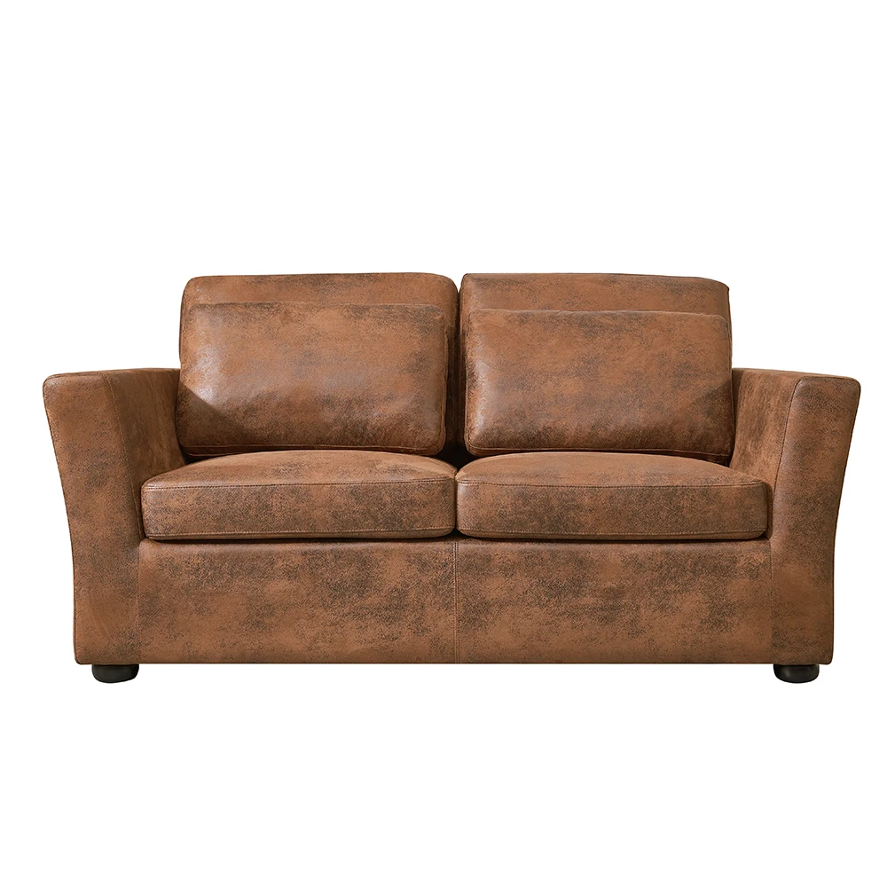 Classic Vintage Couch Hotel Leather PU Sofa for Living Room Furniture