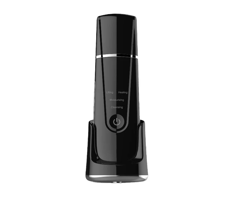 Ultrasound Facial Pore Cleaner Machines Skin Peeling Scrubber for Exfoliator Blackhead Face Lift 2021 Skin Scrubber Spatula