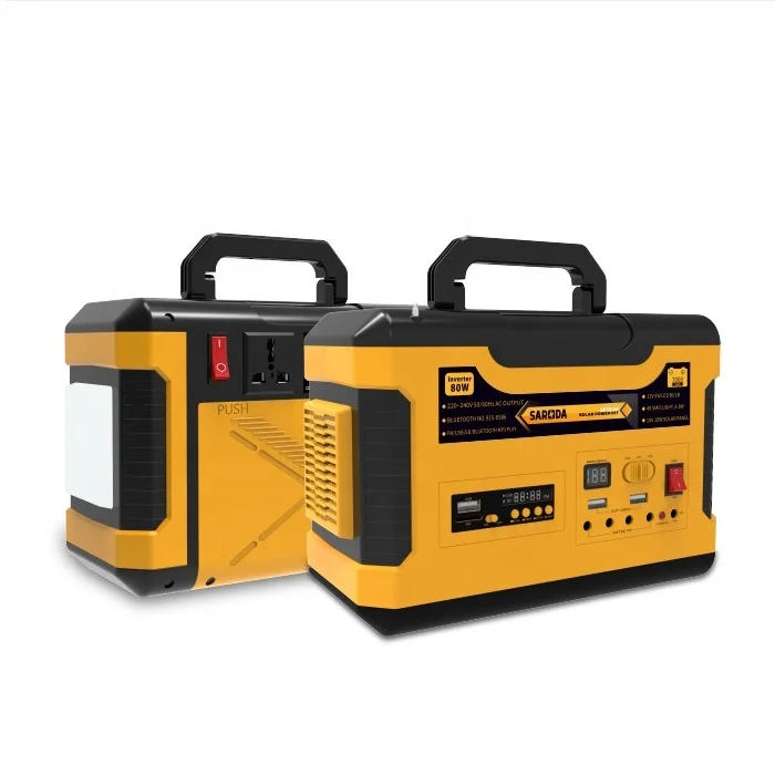 12V80W Portable solar power energy system Mini solar panel kit set for home power banklighting kit solar radio