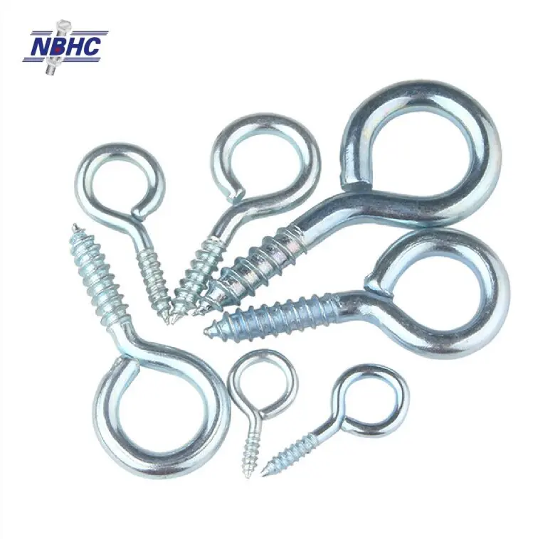 NBHC031SC Gate Hook with one Eye Screw, Closed-End C/O/L Type Screw With Hook