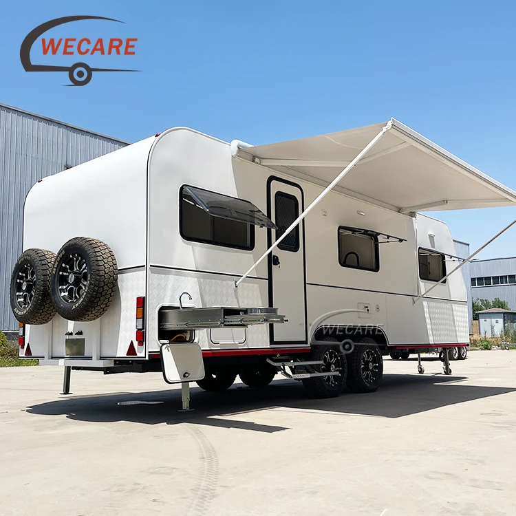 WECARE small motorhome rv caravan stainless steel van camper travel trailers wap camping camper