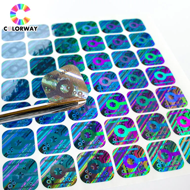 High quality custom private logo hologram printing authenticity certificate hologram stickers