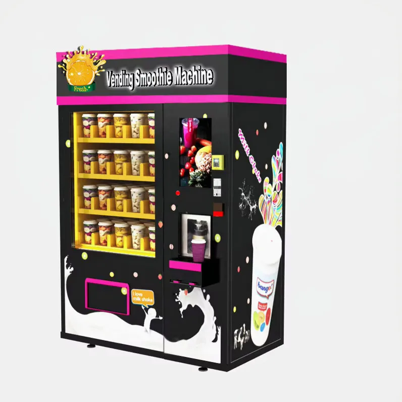Commercial Fresh Fruit Smoothie Vending Machine
