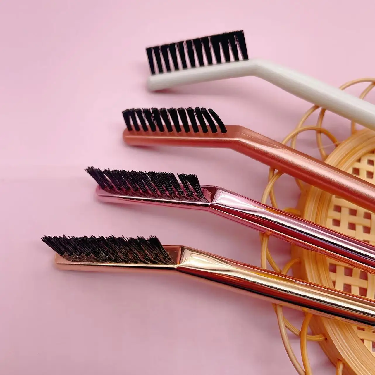 YRX A181 Wholesale New Double-Headed Eyelash Brush And Eyebrow Brush Portable Professional Makeup Tool Mascara Wands