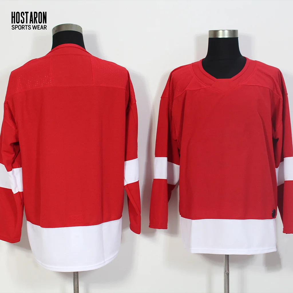 HOSTARON Custom Wholesale Blank Hockey Jersey Training Youth Dallas Sublimation Ice Hockey Uniforms Stars Trainers Wear