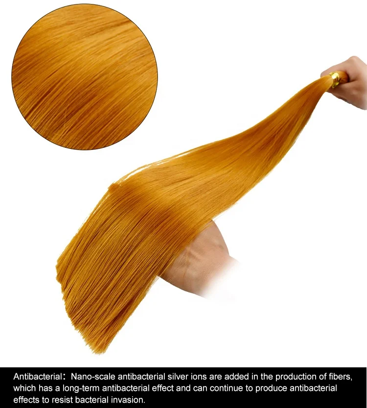 NEW C6 Matte High Temperture Fiber Wholesale Synthetic Hair Extension Fiber High Quality Raw Material Synthetic Hair Fiber