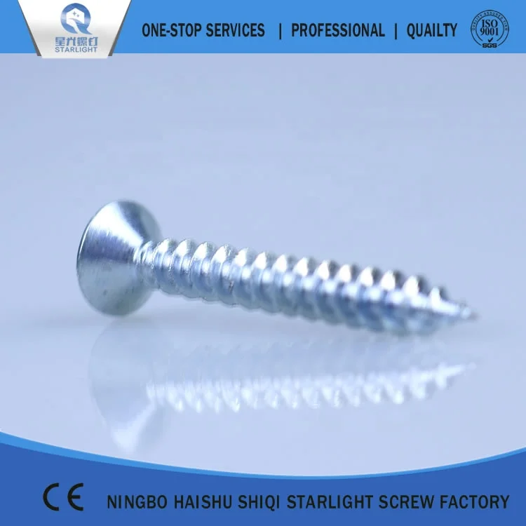 Self tapping galvanized screw flat head , Furniture Screws