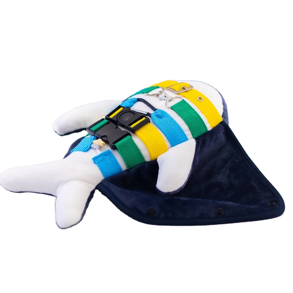 new Stuffed animal plush backpack for kids plush toy Puzzle button toy owl beetle doll zipper training Plush