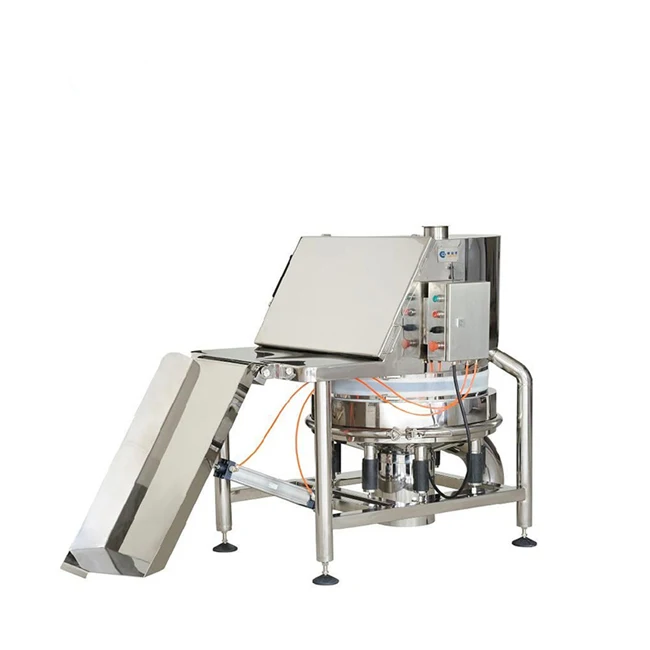 Automatic ton bag discharge station bulk big bag unloading station